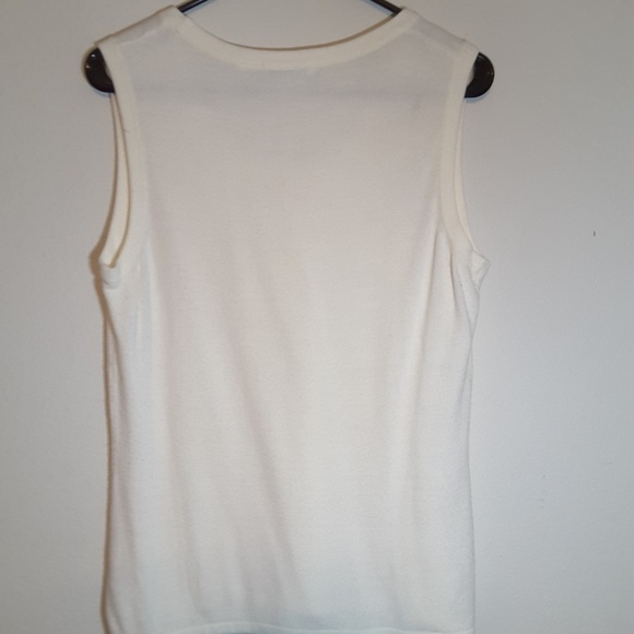 Luxe 360 Ecru Knit tank top - Picture 4 of 8